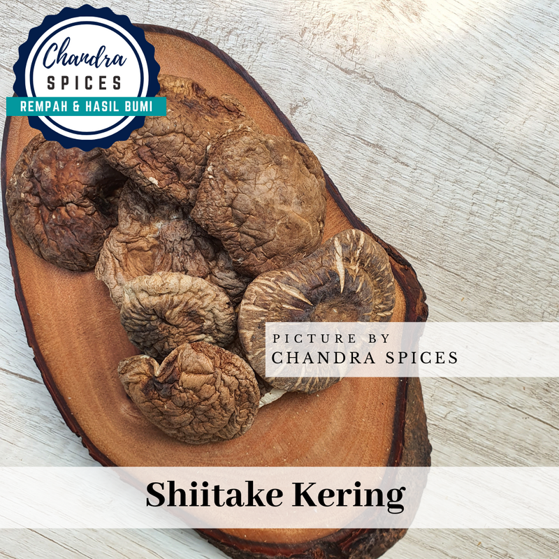 

Jamur shiitake/ hioko / yoko kering 1 kg