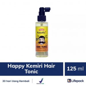 [COD] Happy Kemiriku Hair Tonic Perawatan Penyubur Rambut dengan Kandungan Ginseng - 125 ML