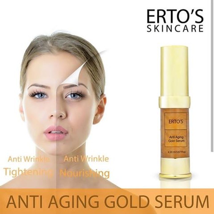 [ORI] Serum Emas Anti Aging Menghilangkan Kerut &amp; Memutihkan Wajah Dalam 2 Minggu - BPOM ORIGINAL