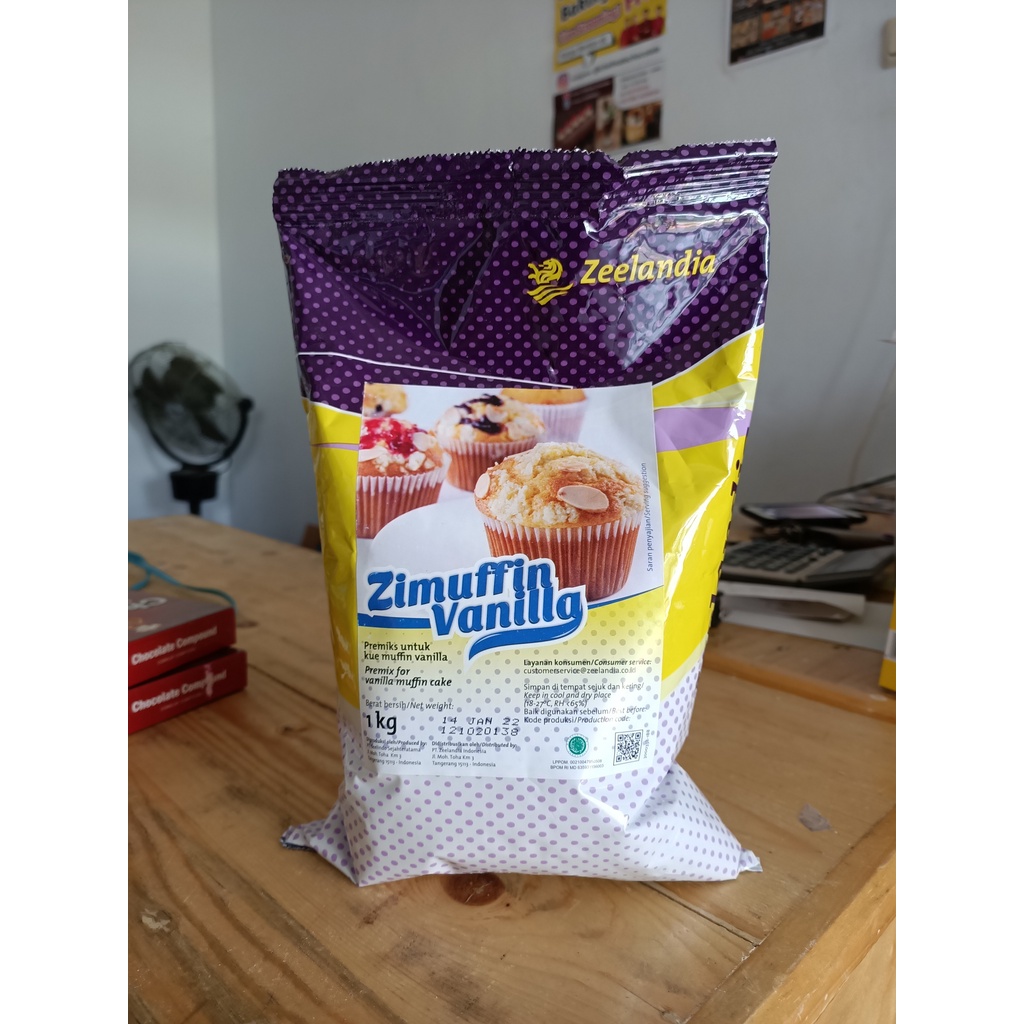 Zeelandia Zimuffin Vanilla - Tepung Premix 1Kg