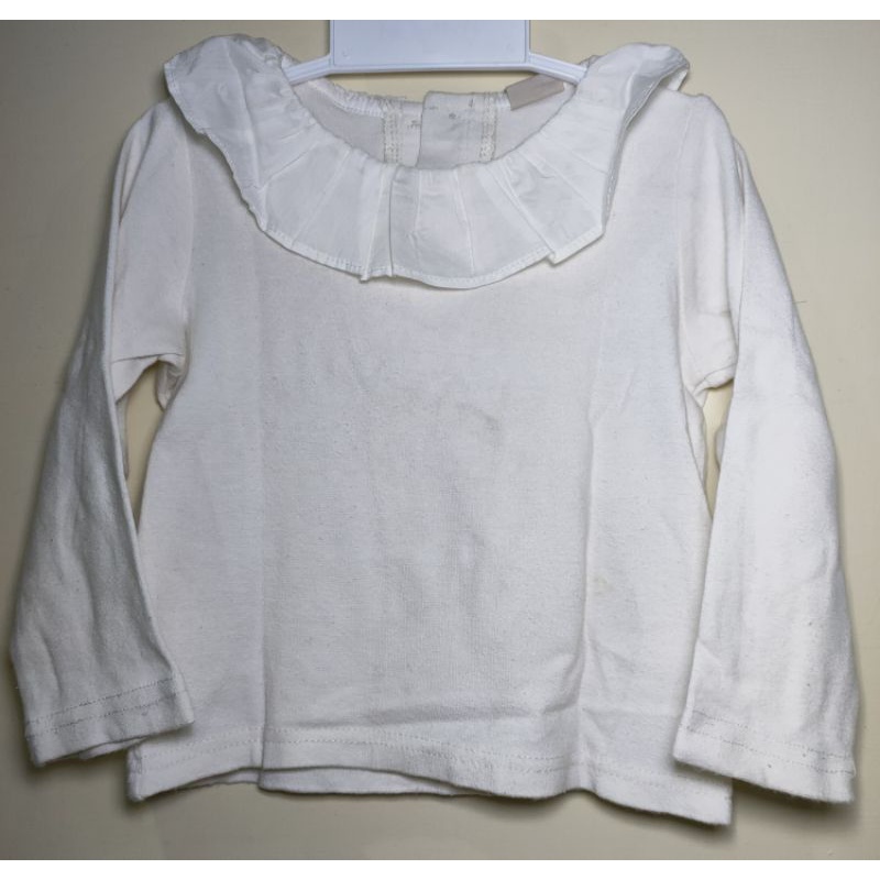 Kaos Anak Putih Lengan Panjang