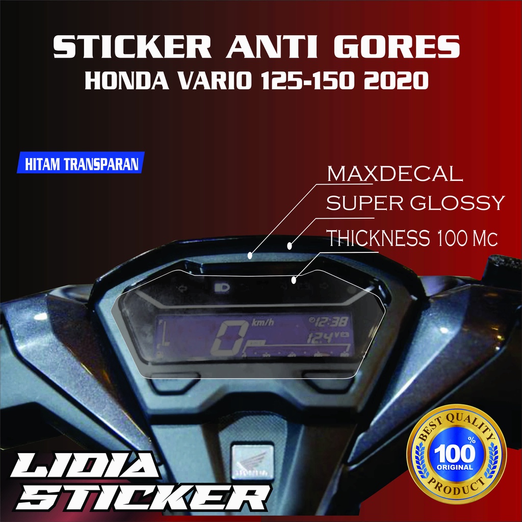 STICKER SPEEDOMETER NEW VARIO 150