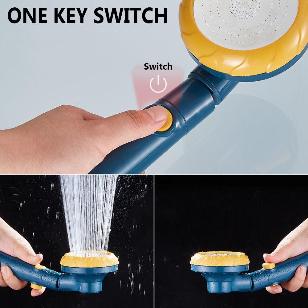 Populer Kepala Shower Rumah Tangga Rainfall Handheld Water Saving