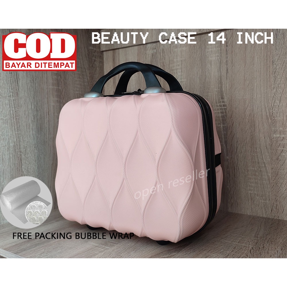 BEAUTY CASE 025 FIBER 14 INCH , PROMO IMPORT HIGH QUALITY COLOURFULL