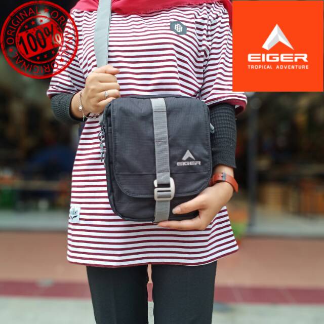 EIGER1989 TAS SELEMPANG  DESCENT 3.0 4393 TAS SELEMPANG ORIGINAL KEREN MURAH AWET TAS SANDANG TAS WA