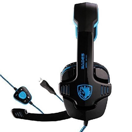 Sades Sa 901 Wolfang 7 1 Surround Sound Headset Gaming Sades Original Shopee Indonesia