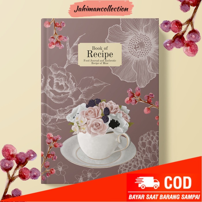 

✨ BISA COD ✨ Recipe Journal / The Food Journal / Buku Resep / New Black Cover - Ungu