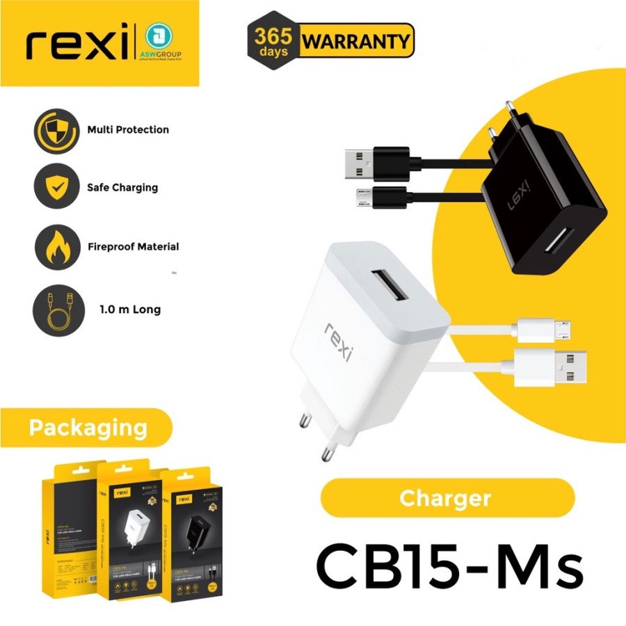 CHARGER REXI MICRO 1.5A 7,5W CB15-MS