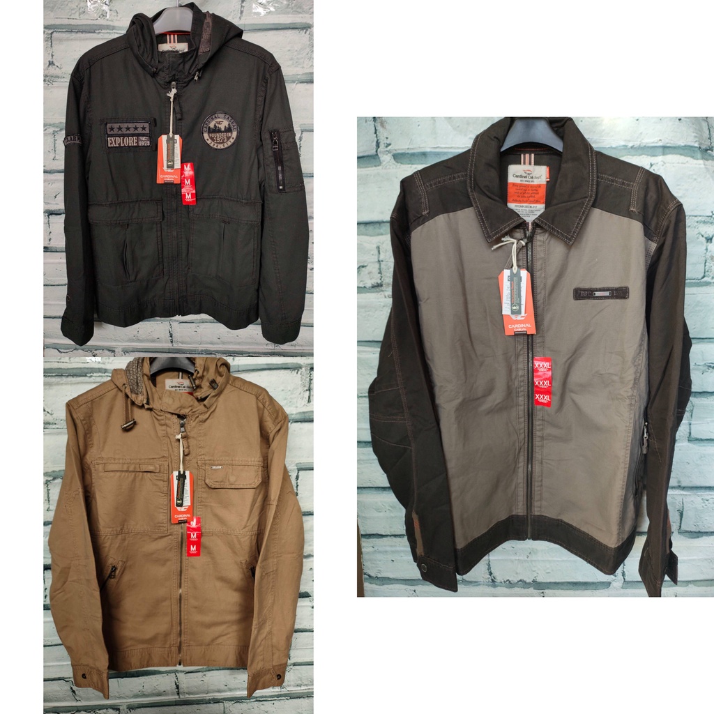 Jaket Cardinal Casual Big Size XXL,XXXL,XXXXL