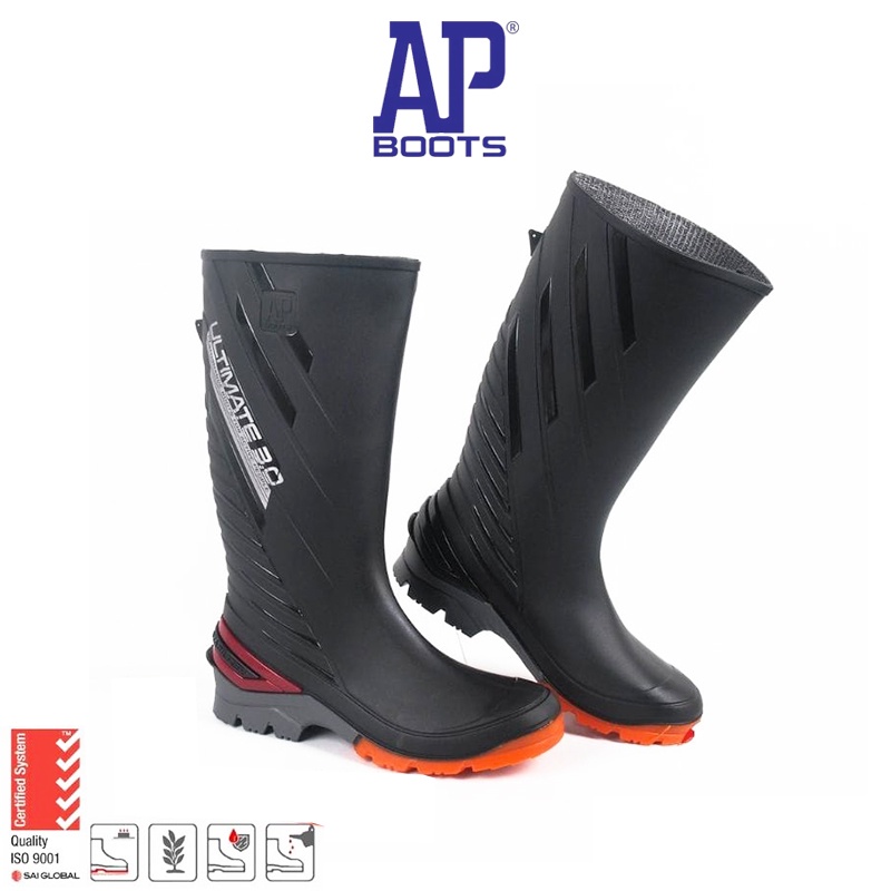 AP Boots 2015 ULTIMATE BLACK / Boot Hitam Panjang