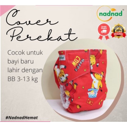Popok Bayi Clodi Popok Kain Pampers Cuci Ulang Nadnad Sakina Cover Perekat Celana Terlaris