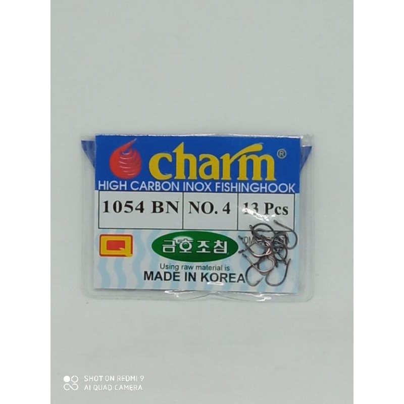 Kail Pancing Charm No.04 (1054 BN) Untuk Ikan Mas