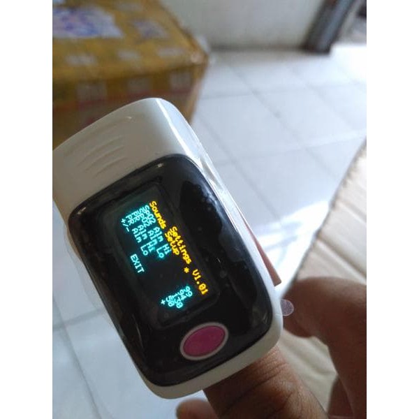 Original PULSE OXYMETER OXIMETER Finger Digital Pengukur oksigen jantung detak