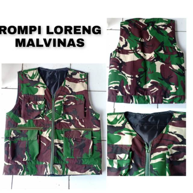 Romoi loreng tni / rompi tni / rompi loreng malvinas