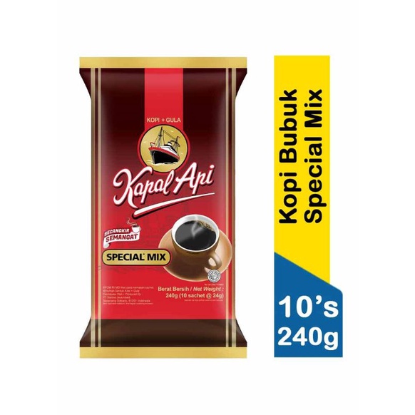 

Kapal Api Kopi Bubuk Special Mix 10X24g