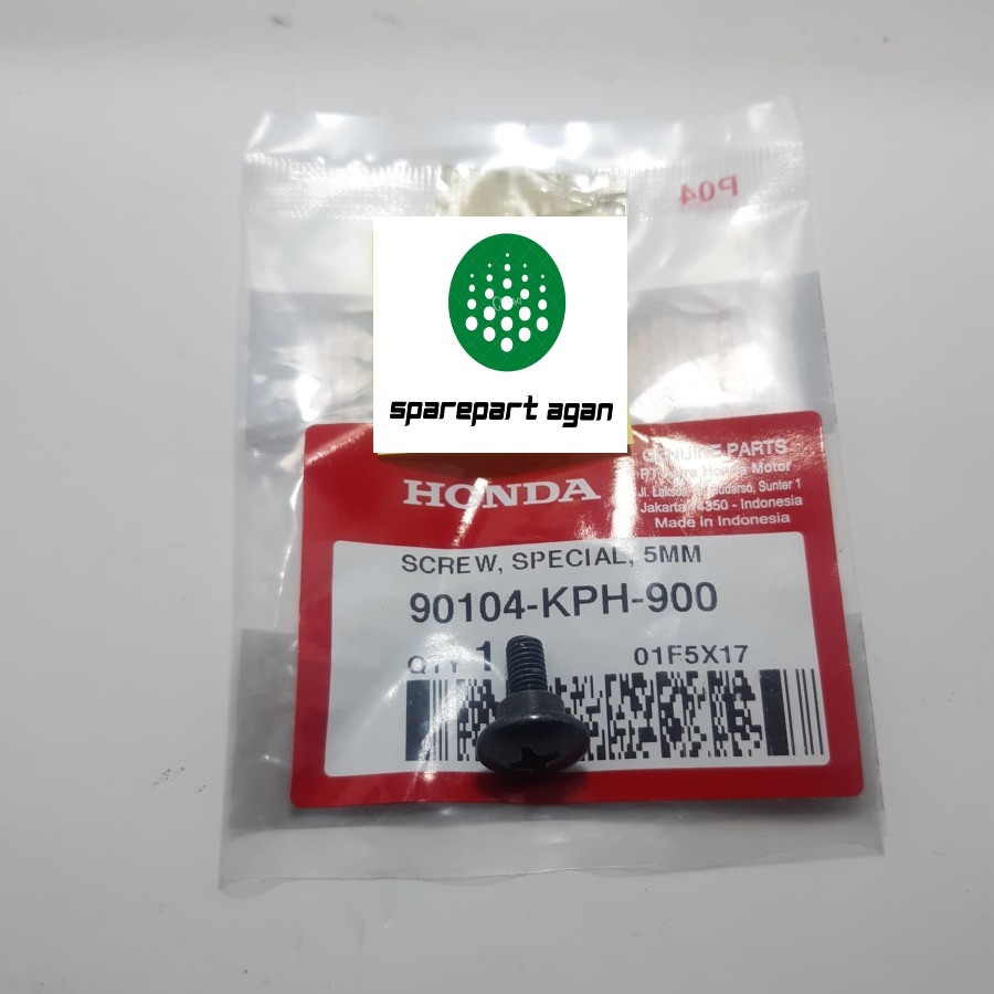 Baut Original Honda Screw Special 5mm 90104-KPH-900
