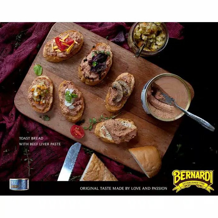 

Gooku 28 Store Bernardi Beef Liver Paste And Chicken Meat 190G / Bernardi Pasta Hati Sapi Dan Daging