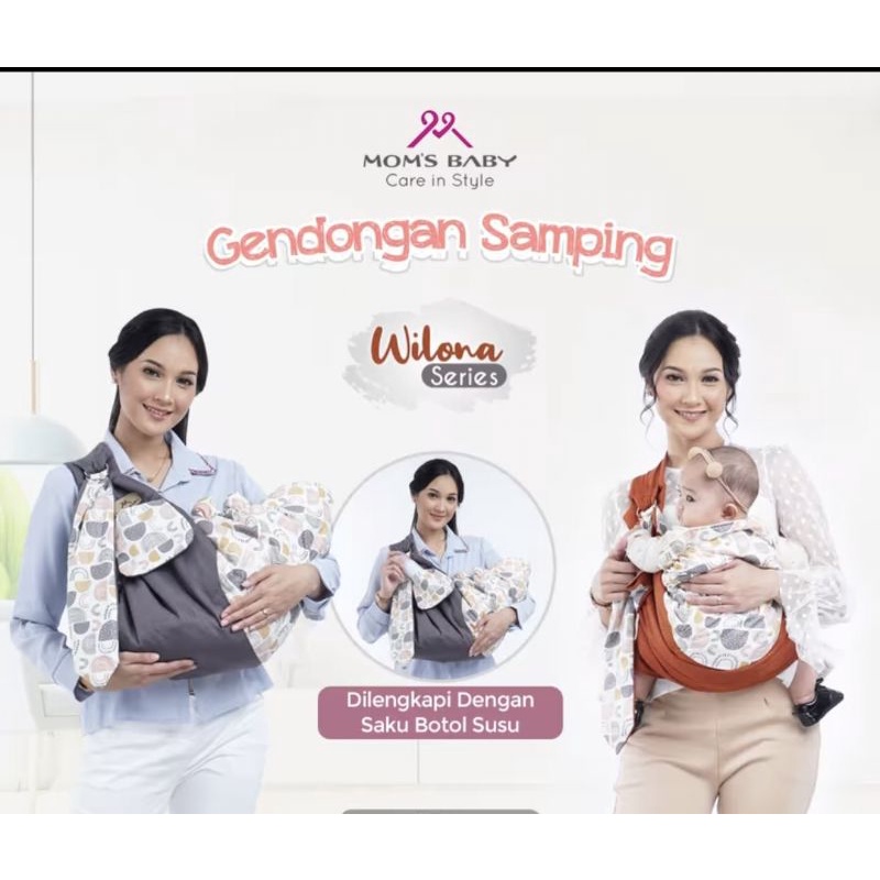 Mom’s Baby Gendongan Bayi Samping (bisa u/ newborn) Wilona Series - MBG 1019