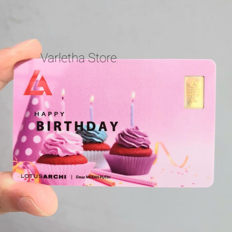 LM Lotus Archi 0.5 gram/Lotus Archi Gift Series/LM Happy Birthday
