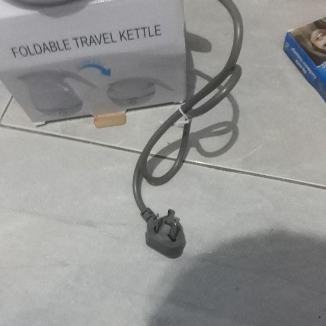 Collapsible Kettle Listrik Travel Lipat - Silicone Portable Kettle