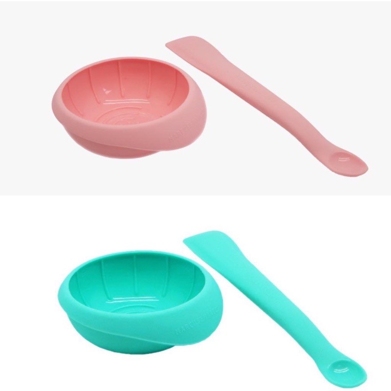 MARCUS &amp; MARCUS MASHER WITH SOFT SPOON &amp; BOWL SET