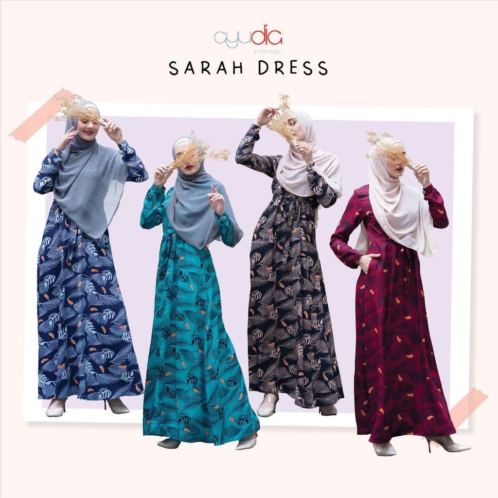 Gamis Rayon Home Dress Premium Sarah Dress Original Ayudia Indonesia