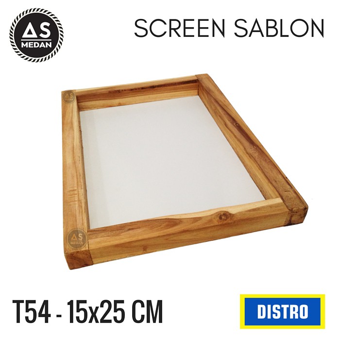  SCREEN  SABLON  T54 15x25 KAYU Shopee Indonesia