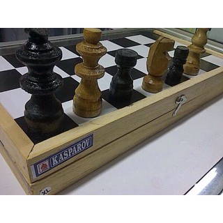 Papan catur kayu Kasparov uk XL 39 cm