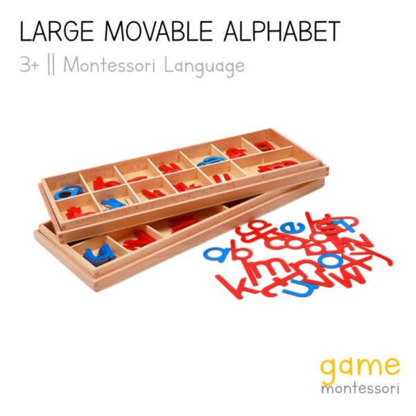 

Montessori Large Moveable Alphabet Murah