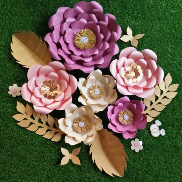 Paperflowers bunga  kertas  Simple set Shopee Indonesia