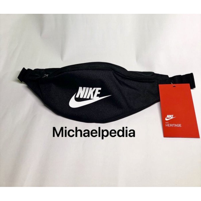 Travel Pouch tas slempang  NIKE Heritage Waist Bag Hip Pack WaistBag Pria ORIGINAL BNWT  75UFA