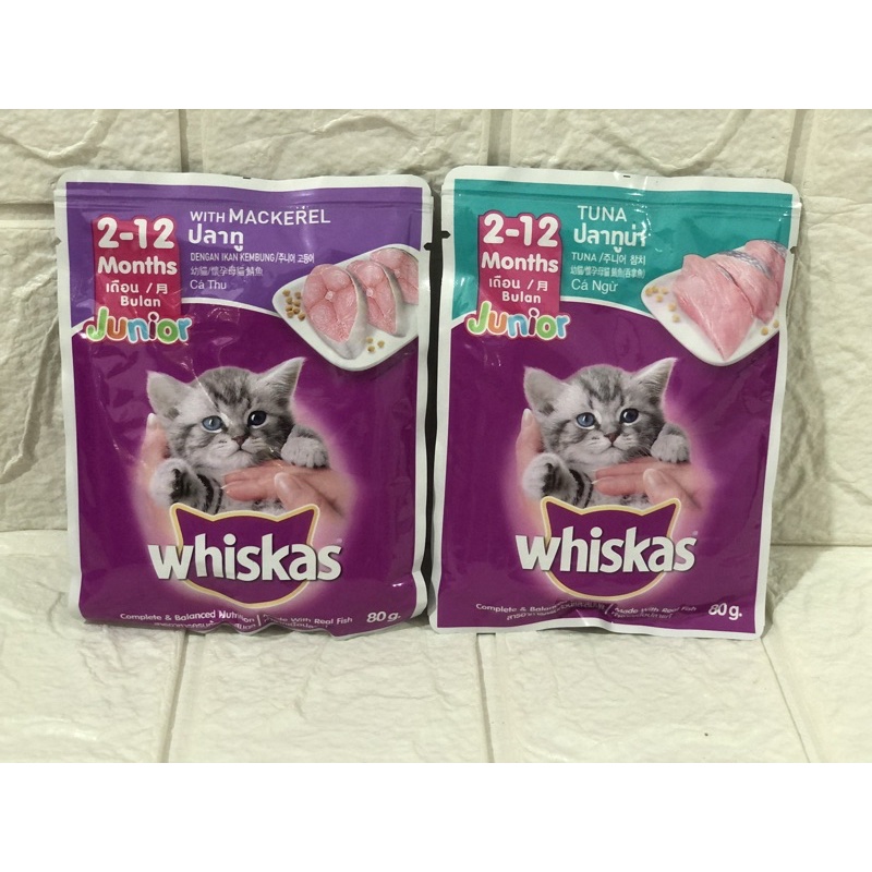 whiskas sachet junior - whiskas pouch junior