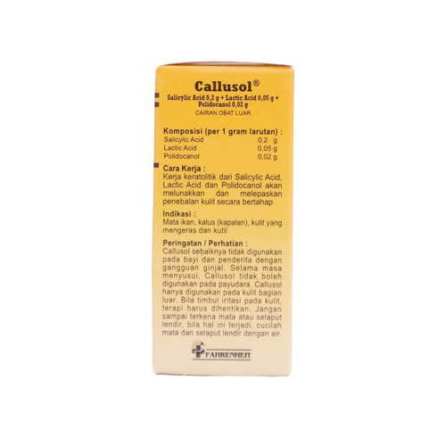 CALLUSOL 10 ML - OBAT KUTIL KAPALAN