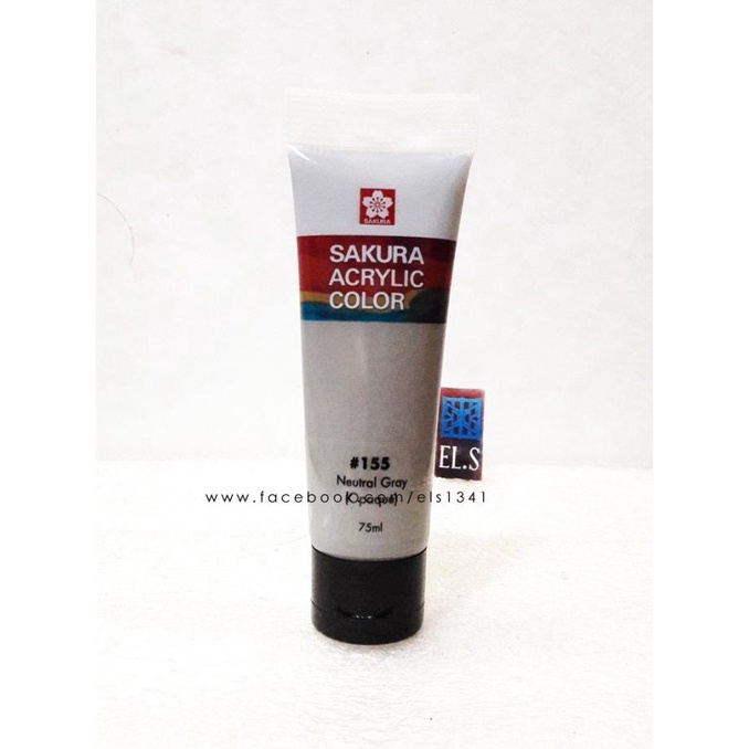 

PROMO Sakura Acrylic Paint Neutral Gray ( Cat Acrylic )/CAT AKRILIK SET/CAT AKRILIK SET 24 WARNA/CAT AKRILIK PASTEL/CAT AIR/CAT AIR LUKIS SET/CAT AIR GIOTTO/KUAS LUKIS 1 SET/KUAS LUKIS KECIL/KUAS LUKIS LENGKAP/KANVAS LUKIS/KANVAS LUKIS SKETSA/KANVAS LUKIS