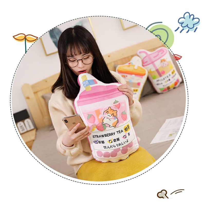 Boneka Bubble Tea Bahan Plush Halus Super Lembut