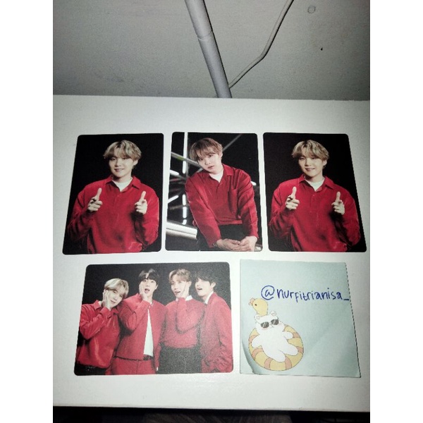 BTS Suga Mini Photocard MPC
