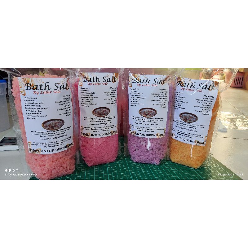 (1150gr) Bath Salt Garam Mandi Spa Aromaterapi Healing Salt Bathsalt Netto 1000gr