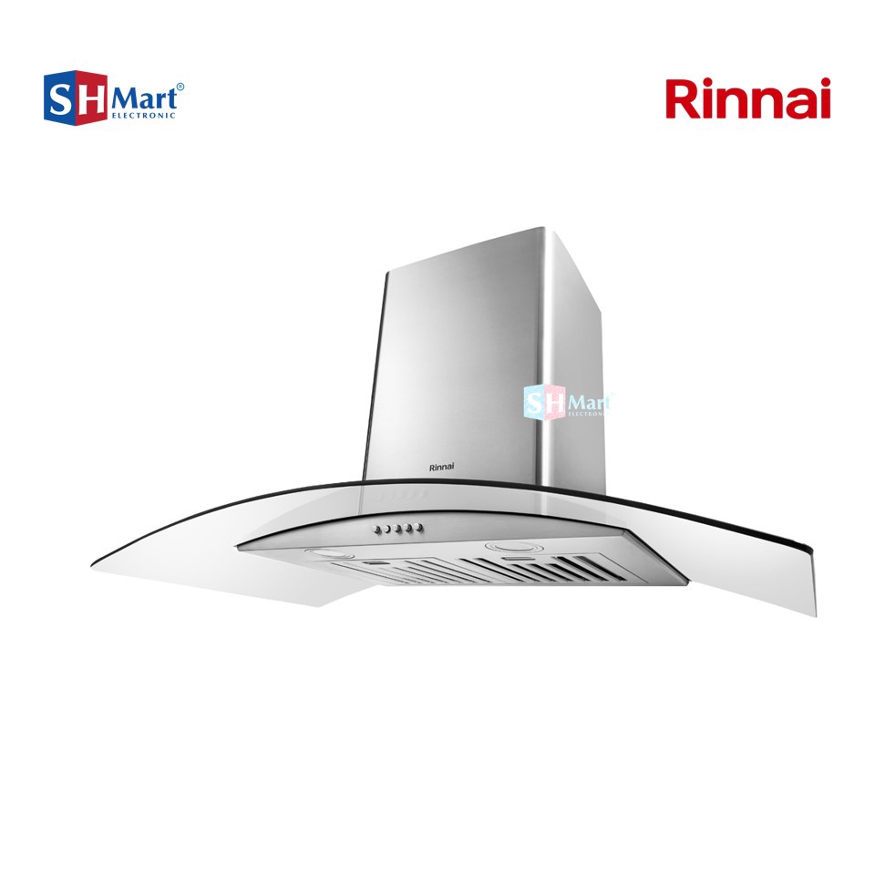 RINNAI COOKER HOOD CORONG RH-C2459-SSW RHC2459 FREE PASANG PENGHISAP ASAP DAPUR ( MEDAN)