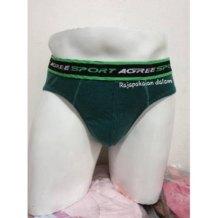 ⚡️HARGA GROSIR⚡️ Celana Dalam Pria Agree Sport Biru  Harga 3 pcs