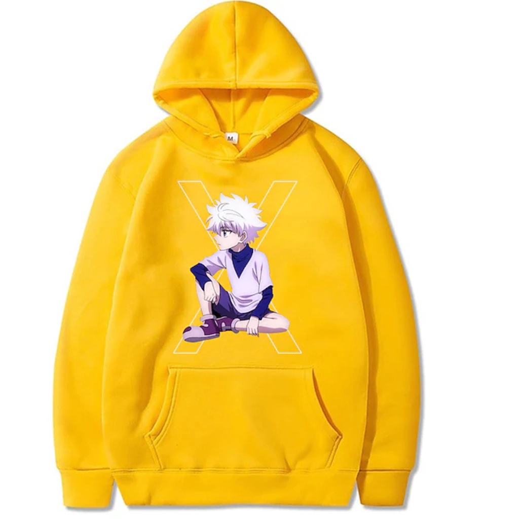 X killua Jumper Hoodie II X killua Sweater Hoodie II Sweter Oblong Topi SIZE M - XL ( Pria &amp; Wanita / Anak &amp; Dewasa )