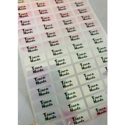

⇆ Label nama anti air stiker waterproof Polos Rainbow /IVG8M Best Product