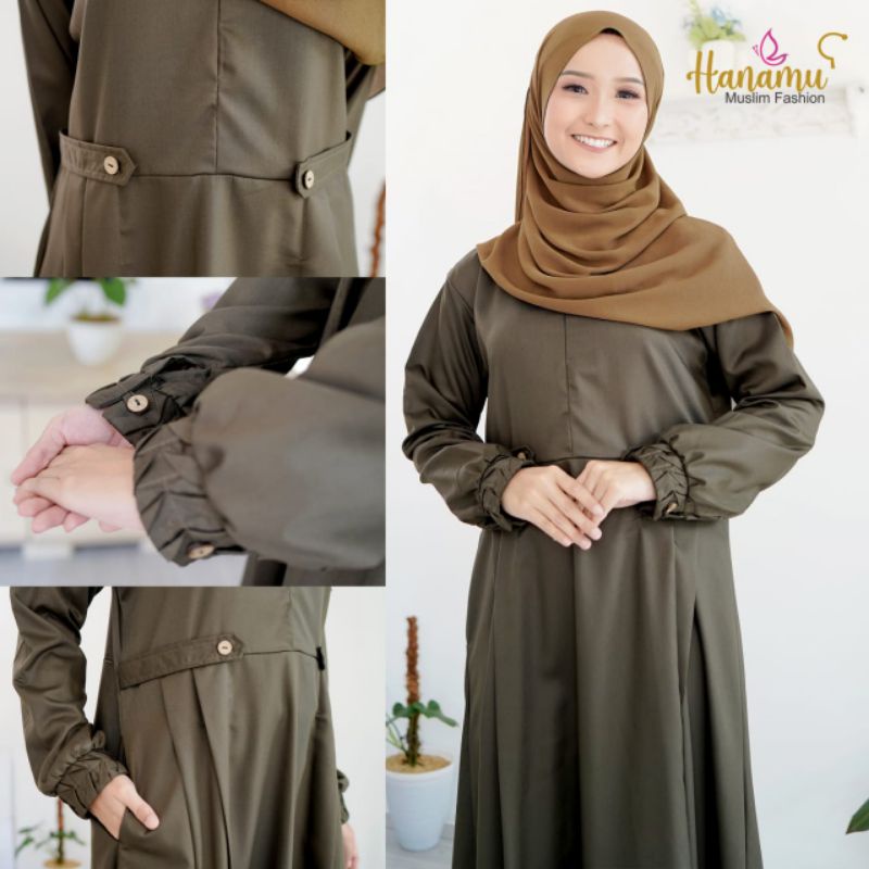 gamis remaja bahan toyobo premium