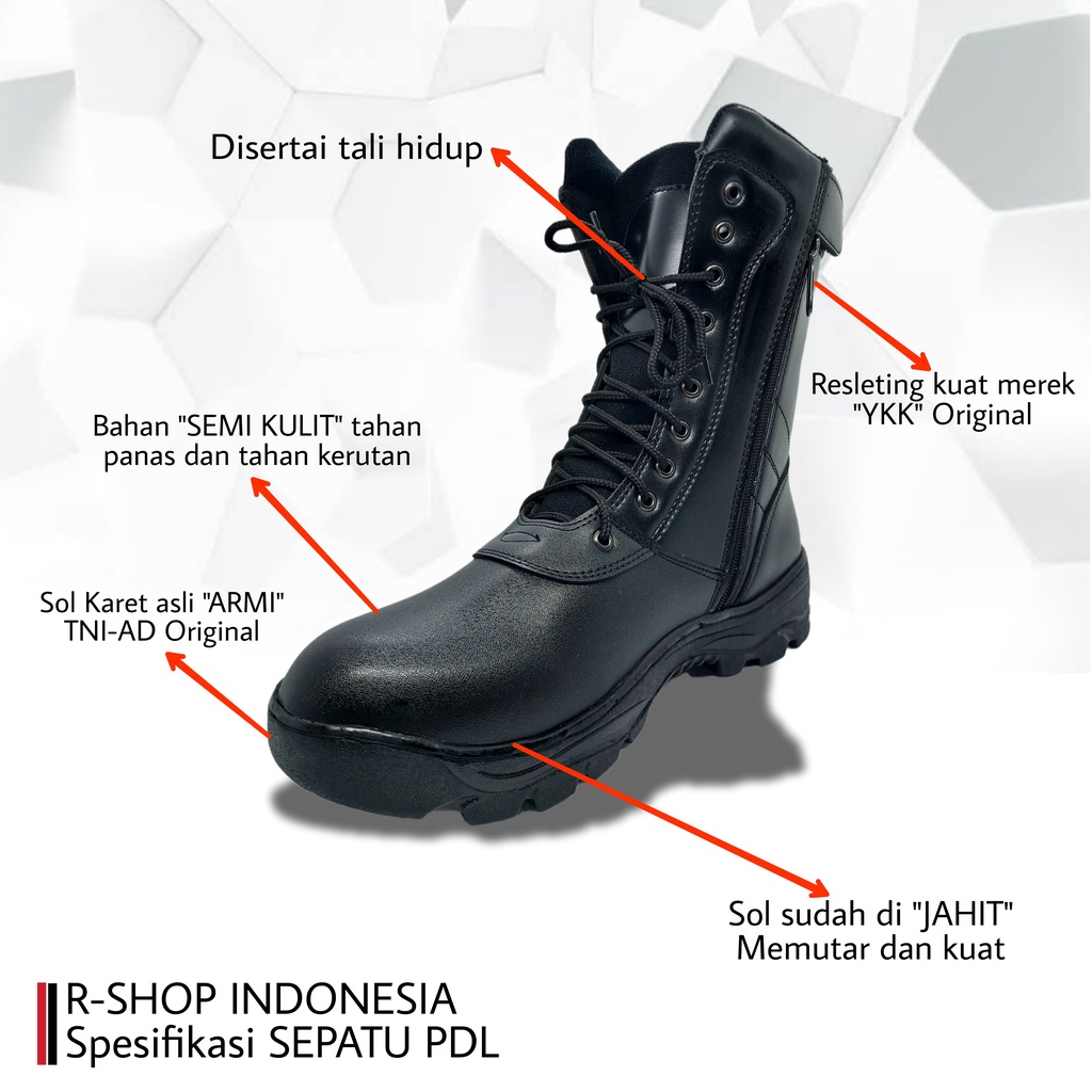 TERBARU !!! Sepatu PDL Sepatu PDL TNI Sepatu PDL POLRI Sepatu PDL Satpam Sequrity Sepatu PDL Banser Pemuda Pancasila Bahan SEMI KULIT Asli Sepatu PDL Sol ARMY KARET Asli Sepatu PDL KULIT Asli Terjangkau &amp; Berkualitas