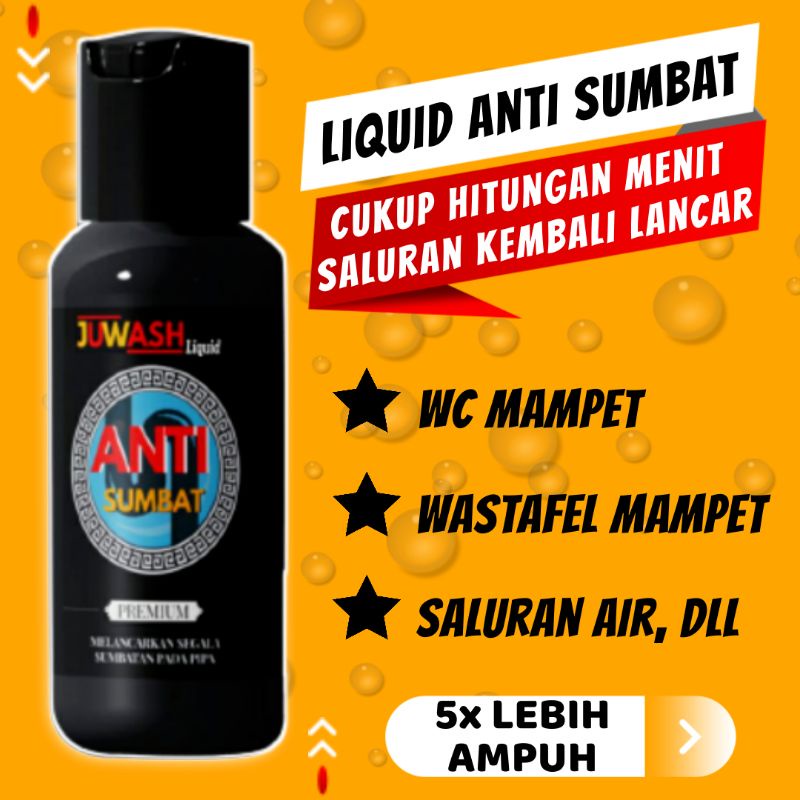 OBAT WC MAMPET PEMBERSIH SALURAN PIPA AIR PELANCAR SALURAN AIR OBAT PENYUMBAT WC ANTI SUMBAT SALURAN