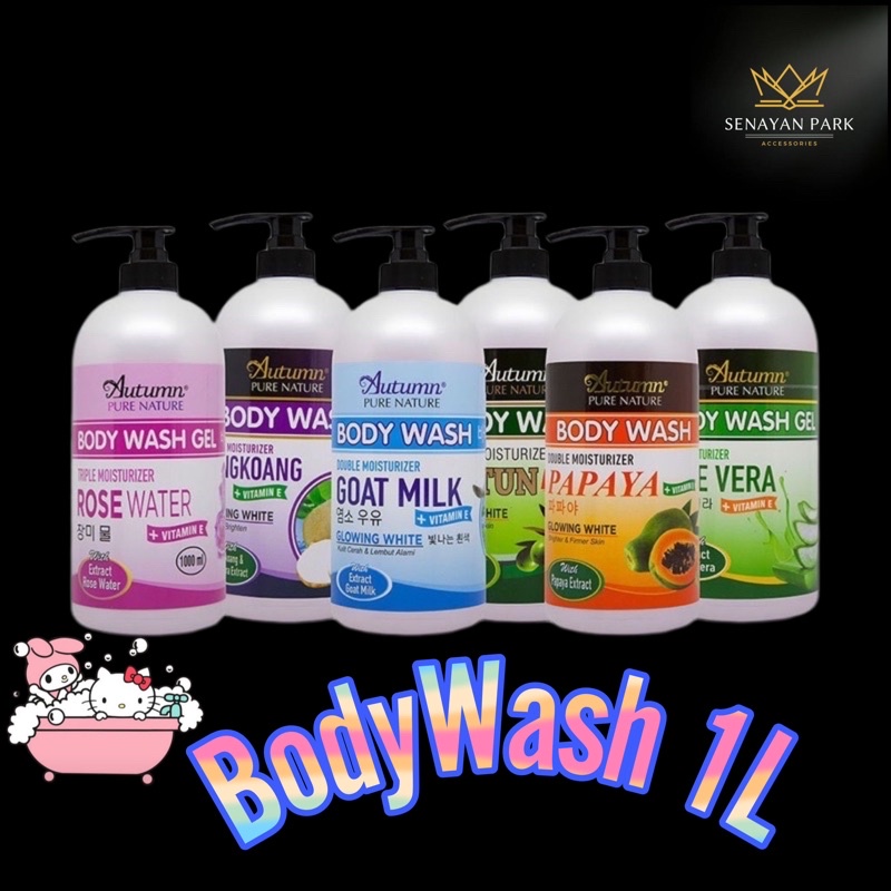 Sabun Cair Cuci Badan/Mandi Autumn Body Wash 1000 ML All Varian BPOM