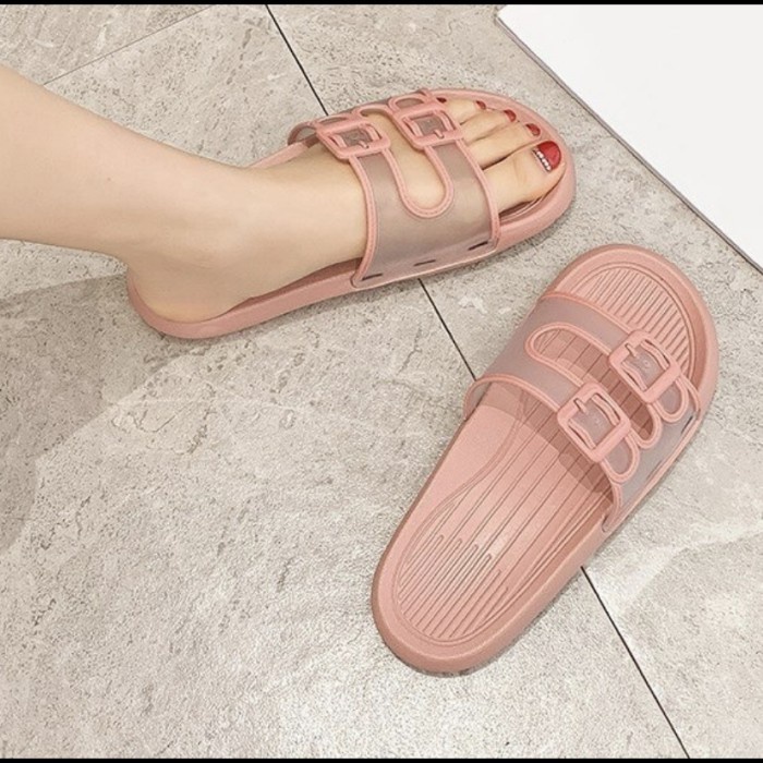 SH45 Sandal Jelly Wanita Import Empuk Enak Anti Slip Licin Premium