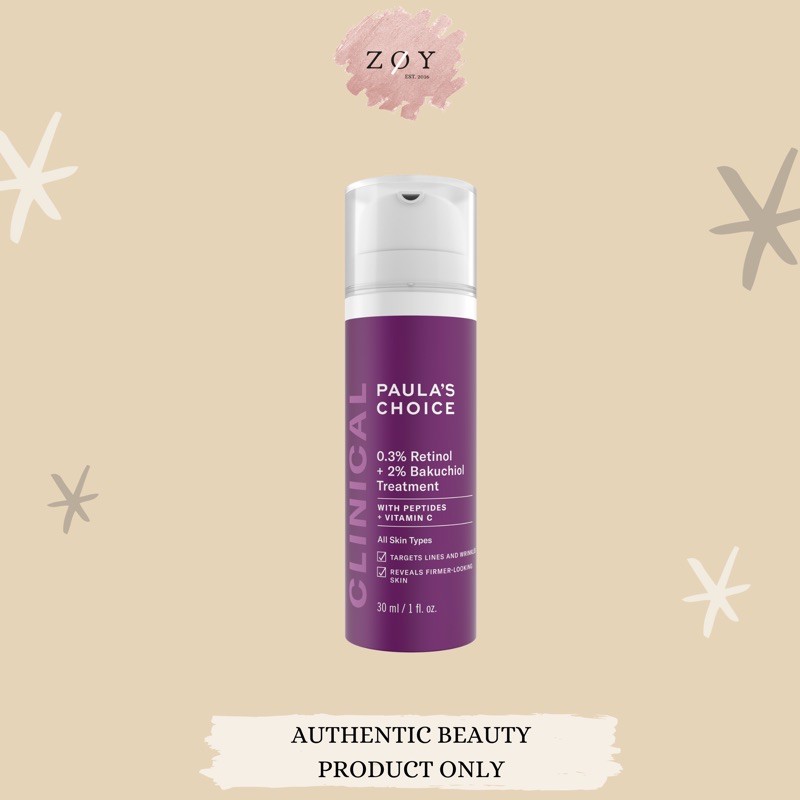 Paula’s Choice Clinical 0.3% Retinol + 2% Bakuchiol Treatment