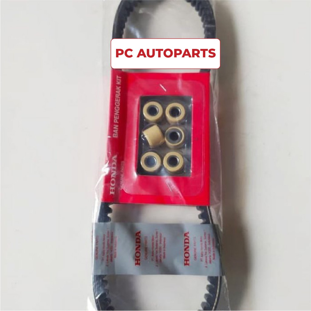 V BELT +LOLLER HONDA BEAT FISCOOPY FIKODE-KZL-BAOBARANG ORI HGP