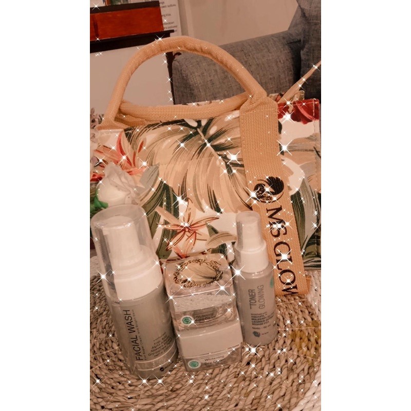 paket ms glow free tas / free box