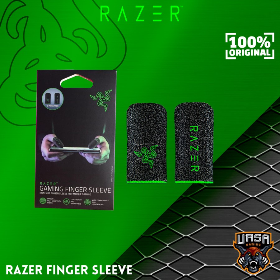 Finger Sleeve Razer For Mobile Gaming | Non-Slip | Sarung Jempol Razer